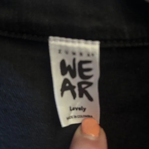 Black denim SWAROVSKI CRYSTAL ZUMBA jacket - Picture 5 of 5